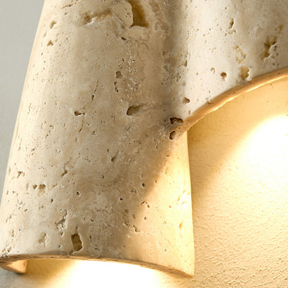 Lumance Travertine Wall Lamp