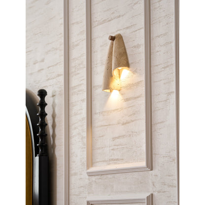 Lumance Travertine Wall Lamp