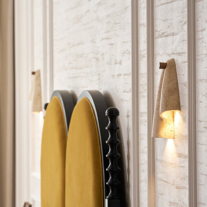 Lumance Travertine Wall Lamp