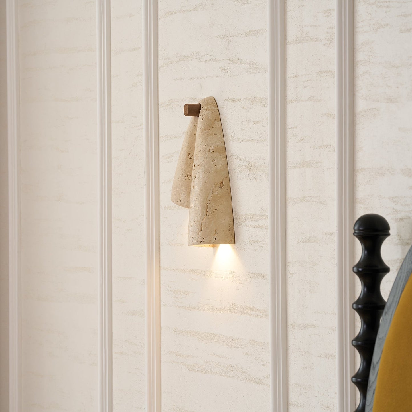 Lumance Travertine Wall Lamp