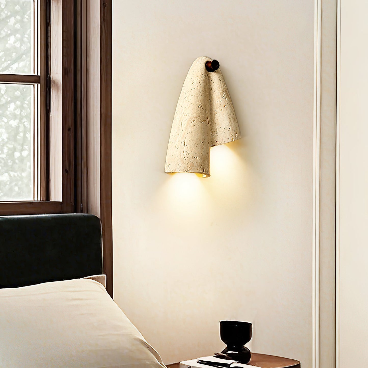 Lumance Travertine Wall Lamp
