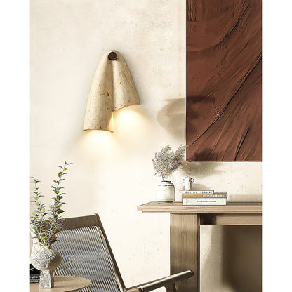Lumance Travertine Wall Lamp
