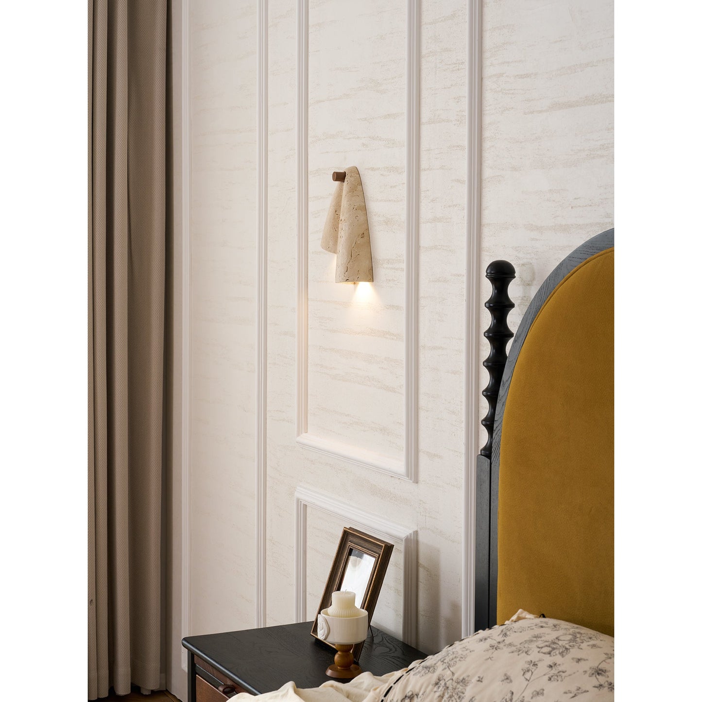Lumance Travertine Wall Lamp