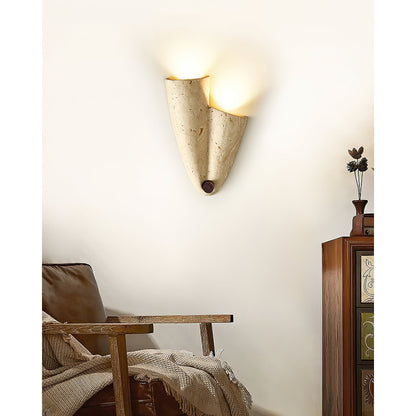 Lumance Travertine Wall Lamp