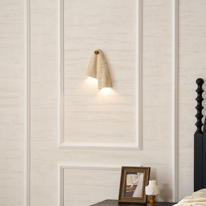 Lumance Travertine Wall Lamp