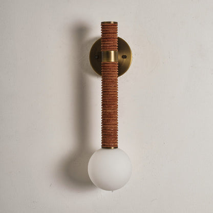 Opal Globe Wall Sconce