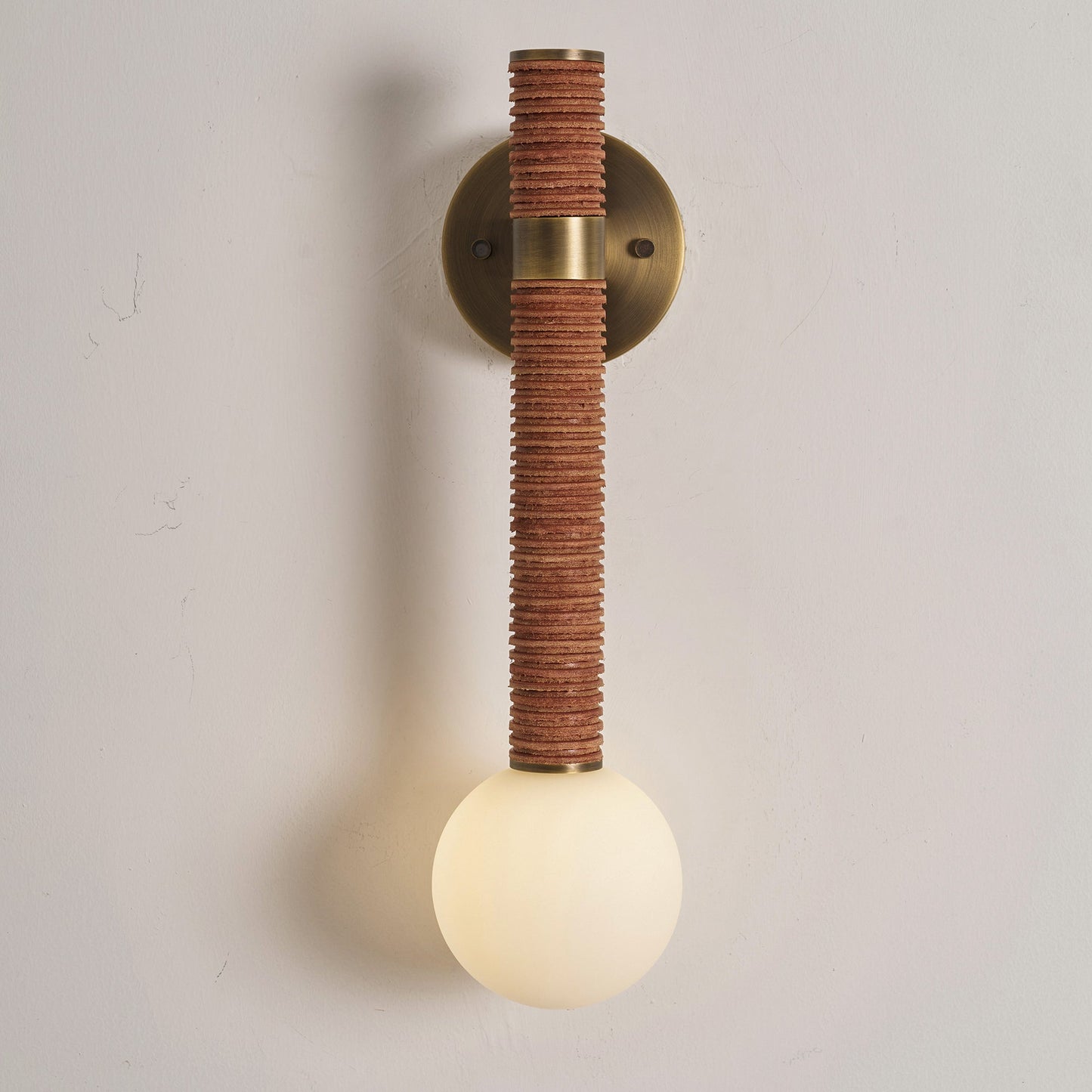 Opal Globe Wall Sconce
