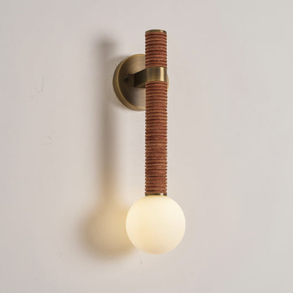 Opal Globe Wall Sconce