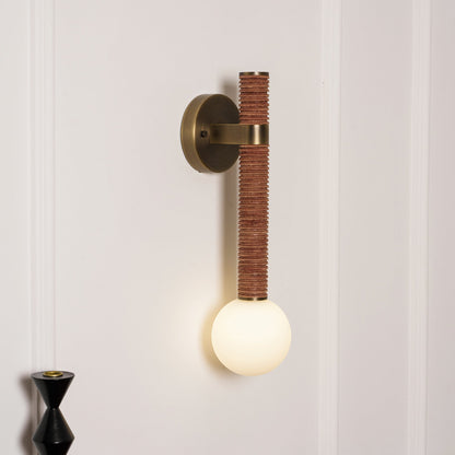 Opal Globe Wall Sconce