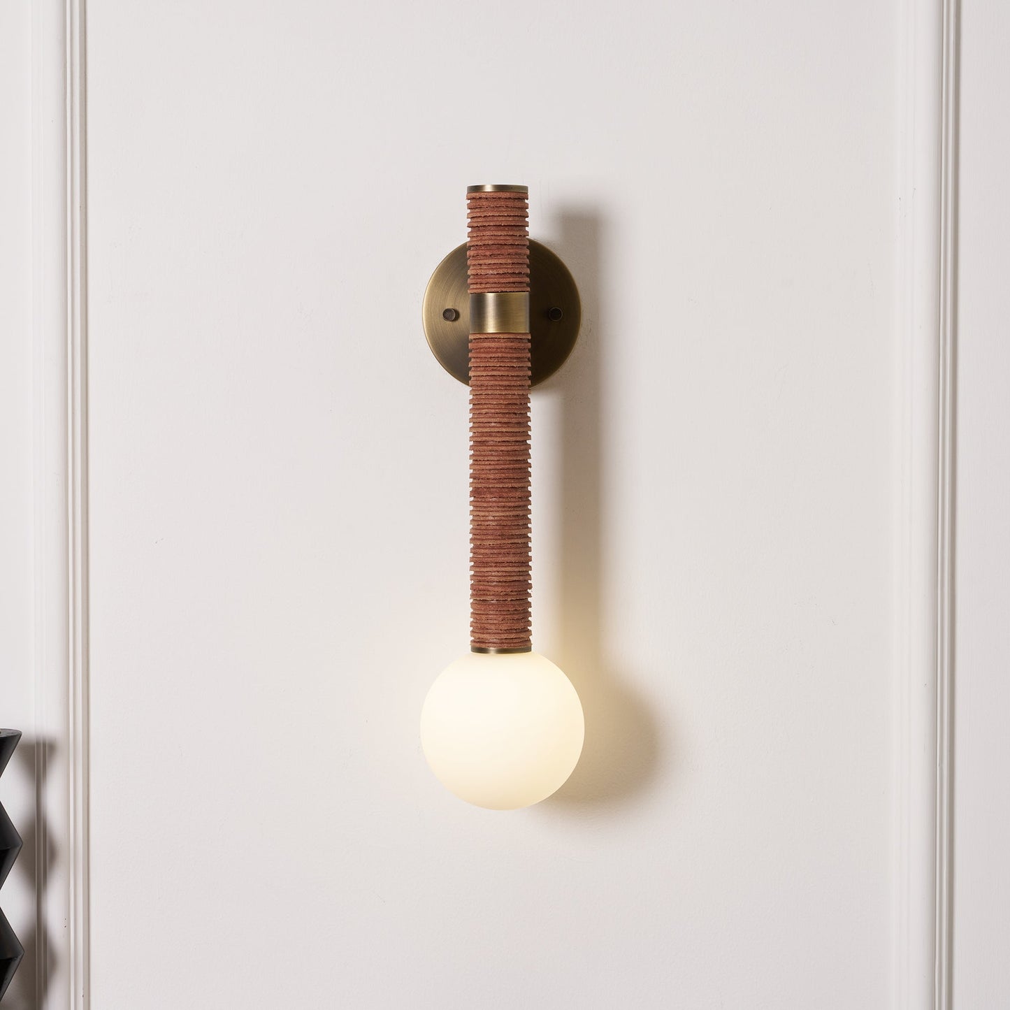 Opal Globe Wall Sconce