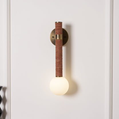 Opal Globe Wall Sconce