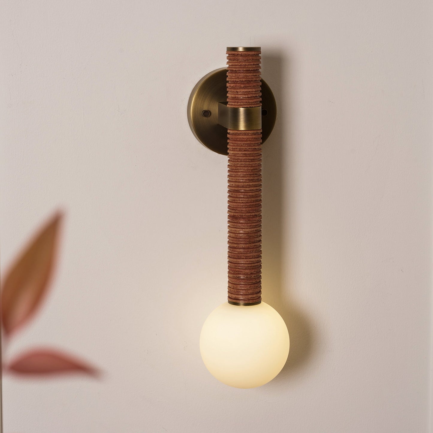 Opal Globe Wall Sconce