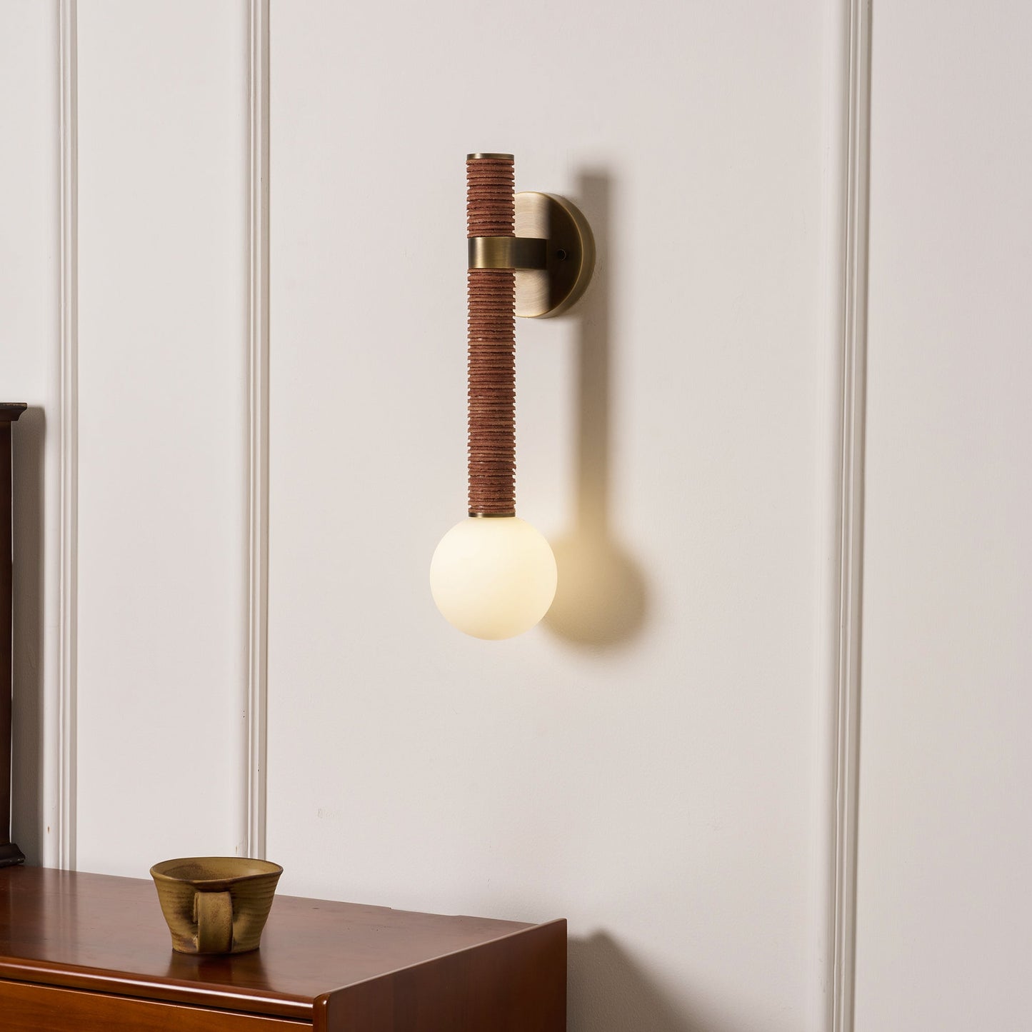 Opal Globe Wall Sconce