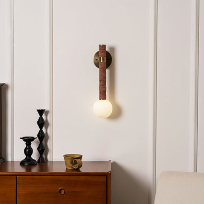 Opal Globe Wall Sconce