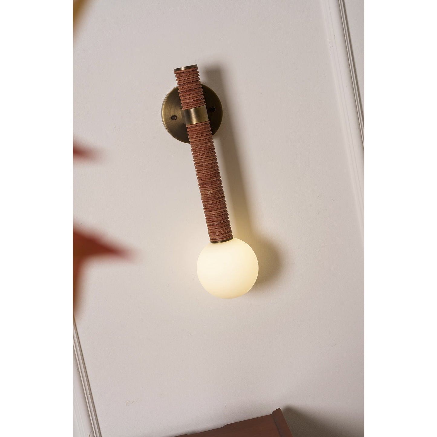Opal Globe Wall Sconce