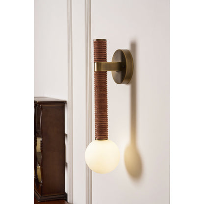 Opal Globe Wall Sconce