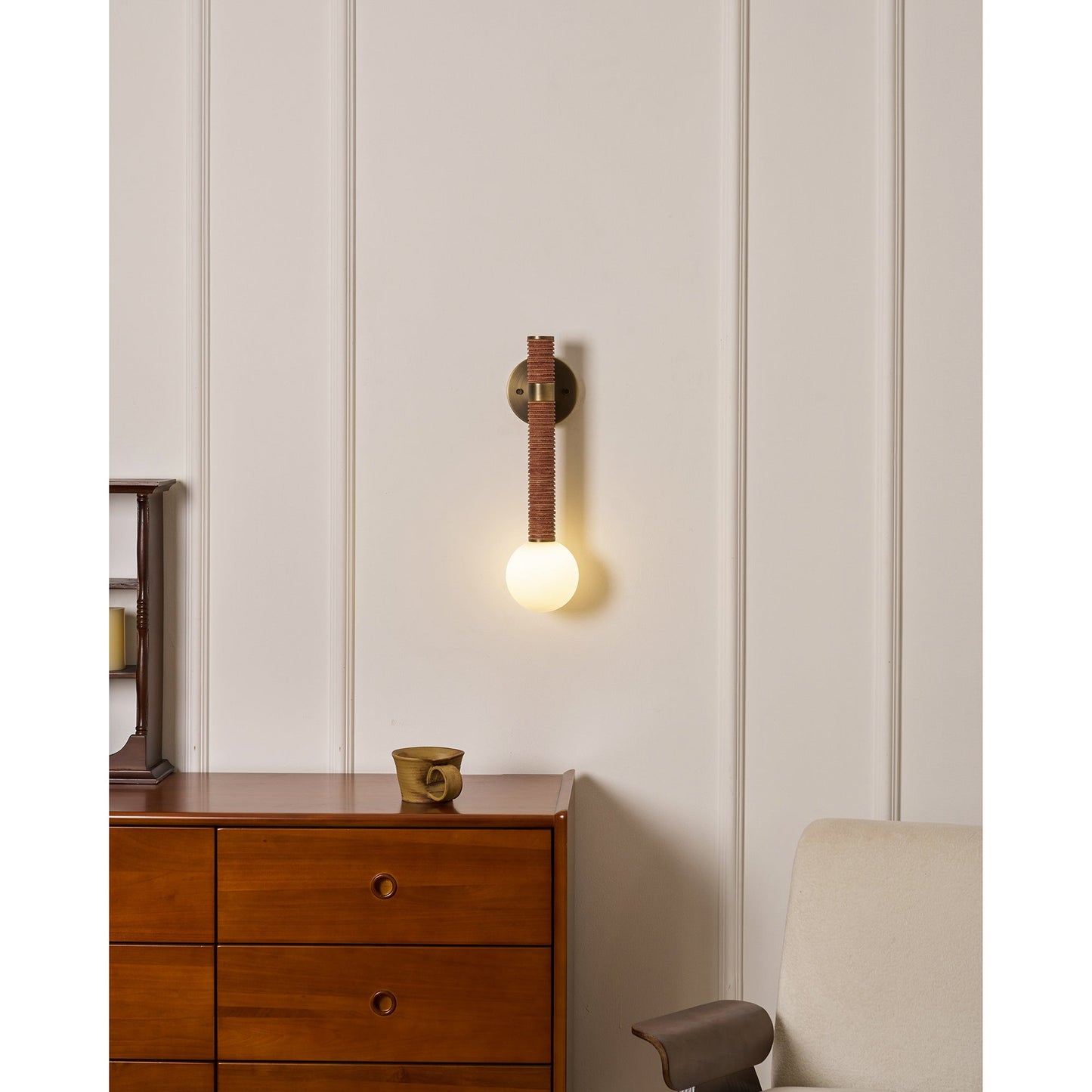 Opal Globe Wall Sconce