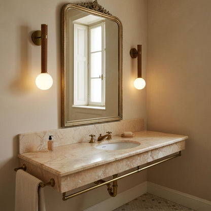 Opal Globe Wall Sconce