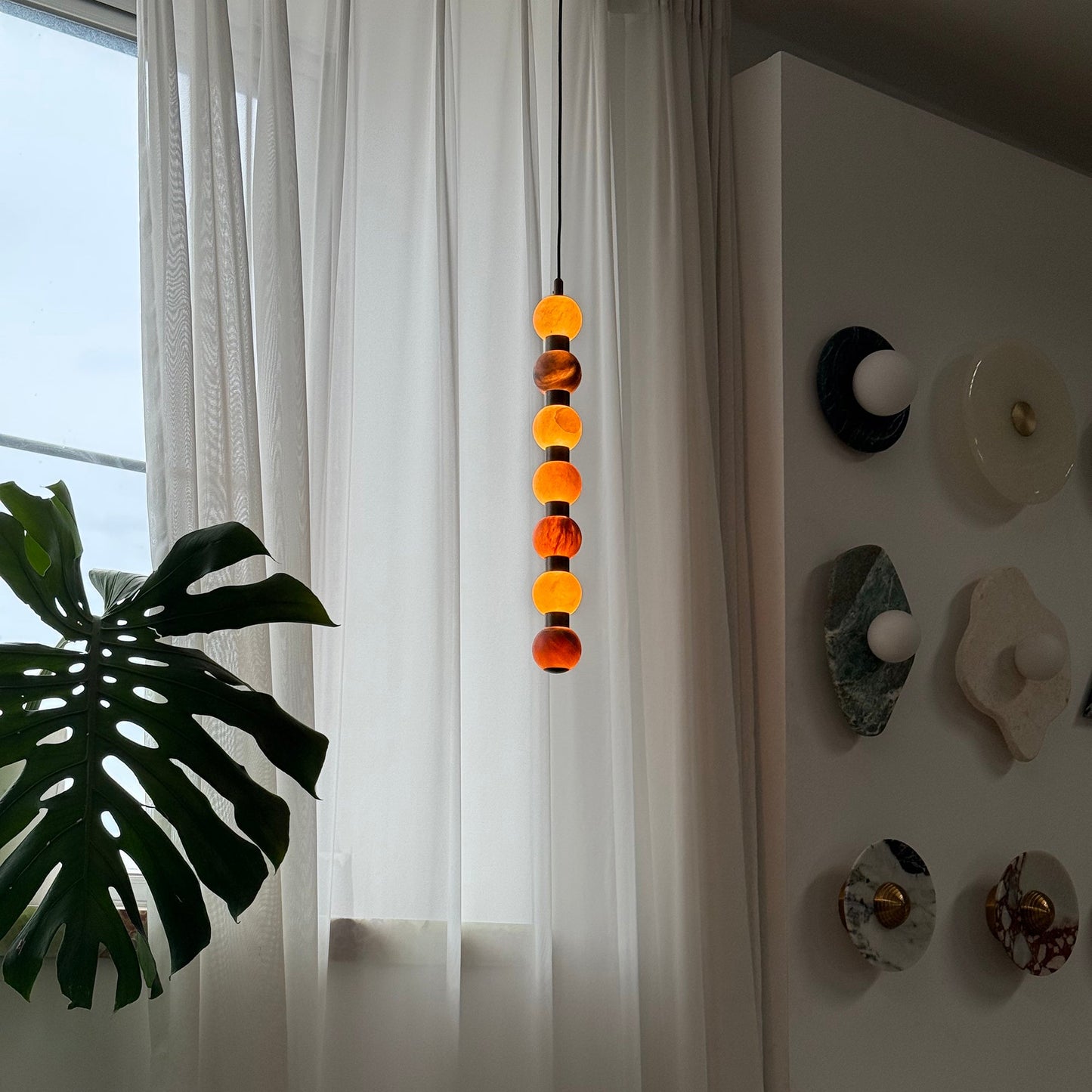 Vesien Alabaster Pendant Lamp