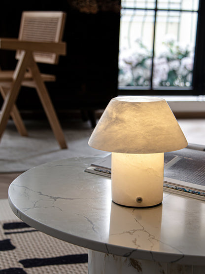 Inverleith Alabaster Table Lamp