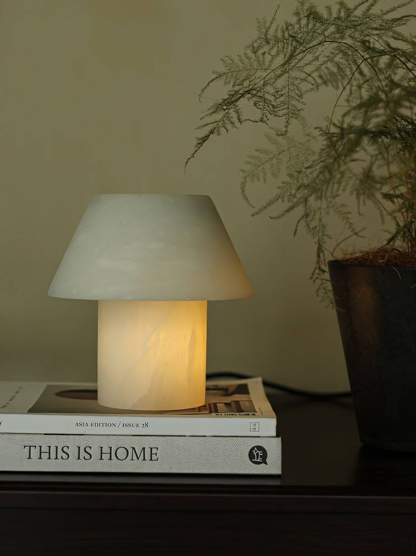 Inverleith Alabaster Table Lamp
