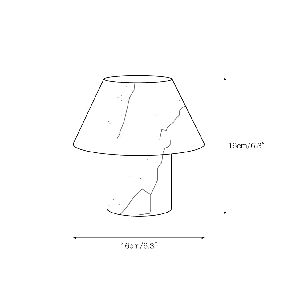 Inverleith Alabaster Table Lamp