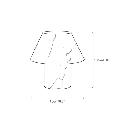 Inverleith Alabaster Table Lamp