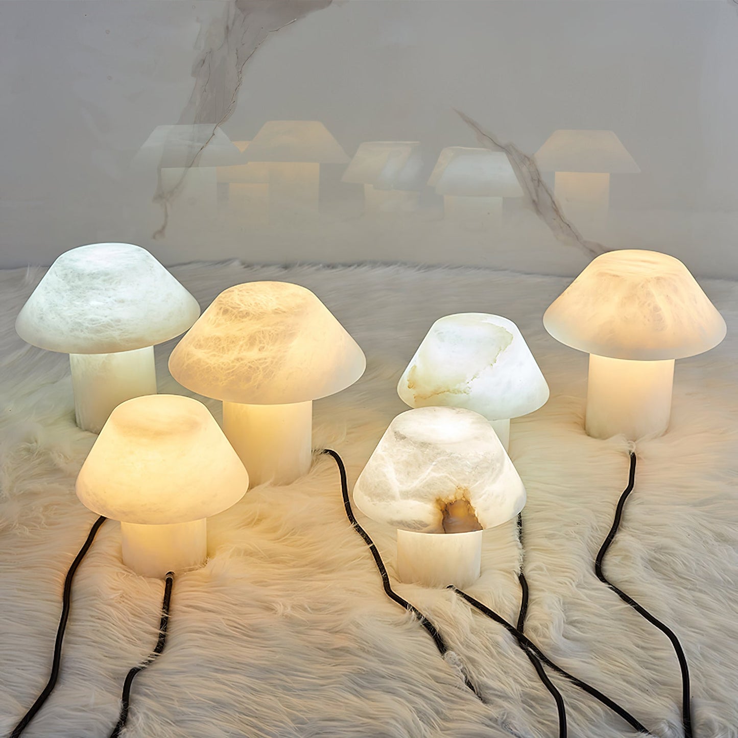 Inverleith Alabaster Table Lamp