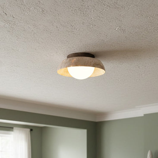 Doven Travertine Ceiling Lamp