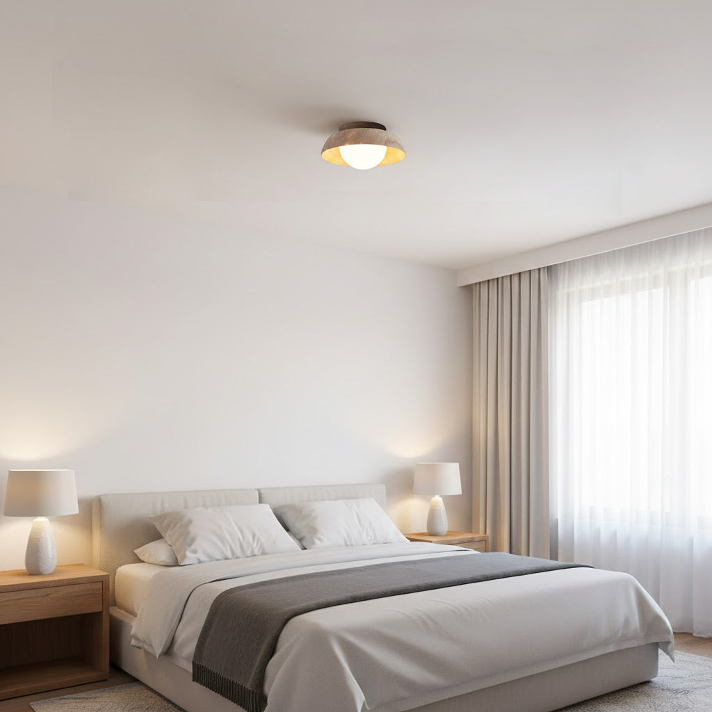 Doven Travertine Ceiling Lamp