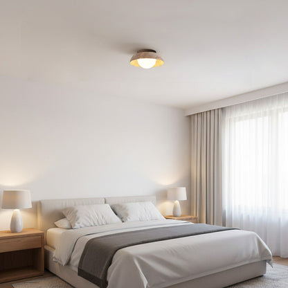 Doven Travertine Ceiling Lamp