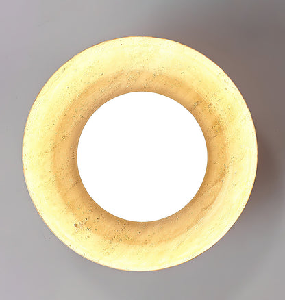 Doven Travertine Ceiling Lamp