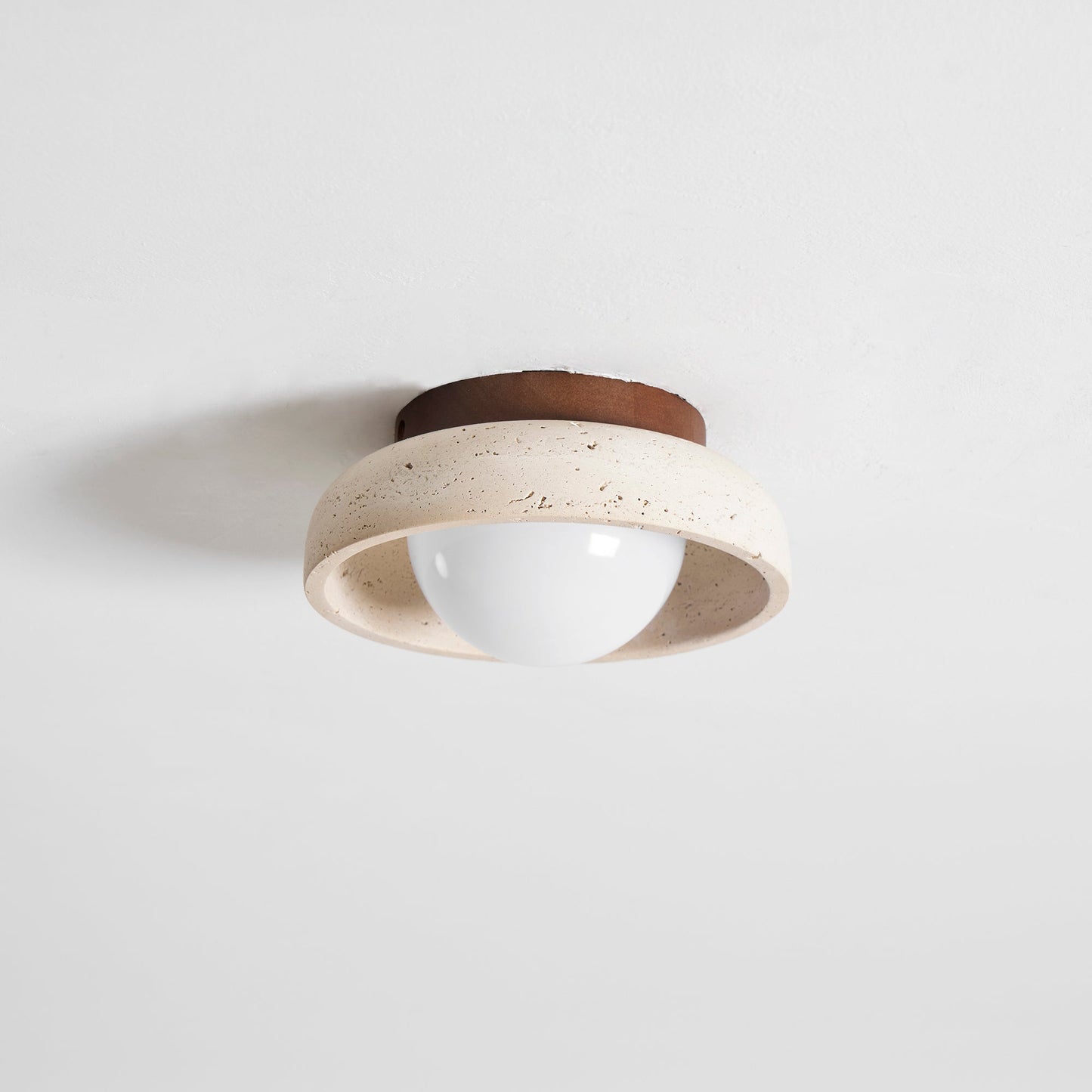 Doven Travertine Ceiling Lamp