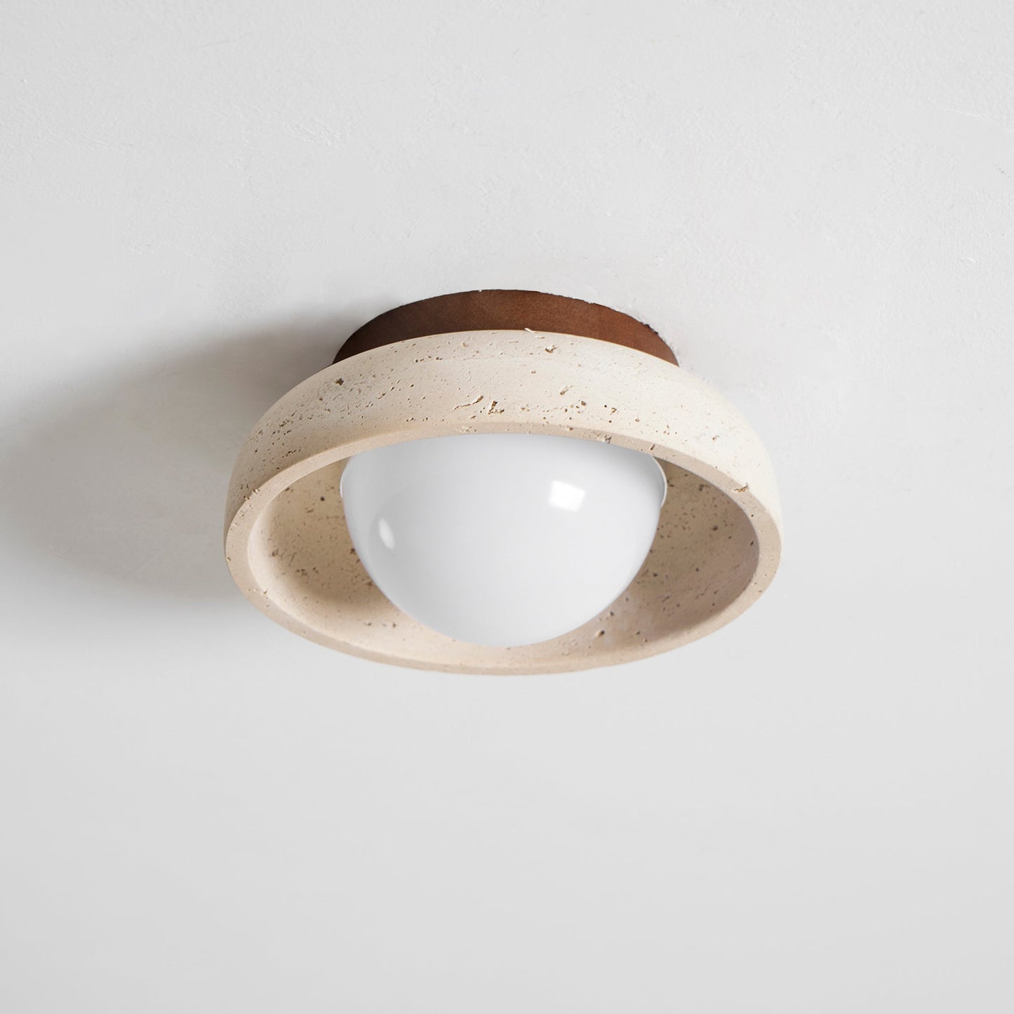 Doven Travertine Ceiling Lamp