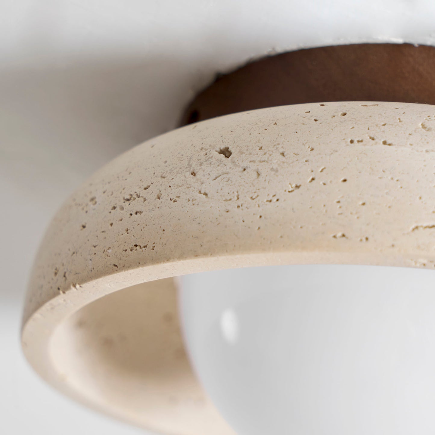 Doven Travertine Ceiling Lamp