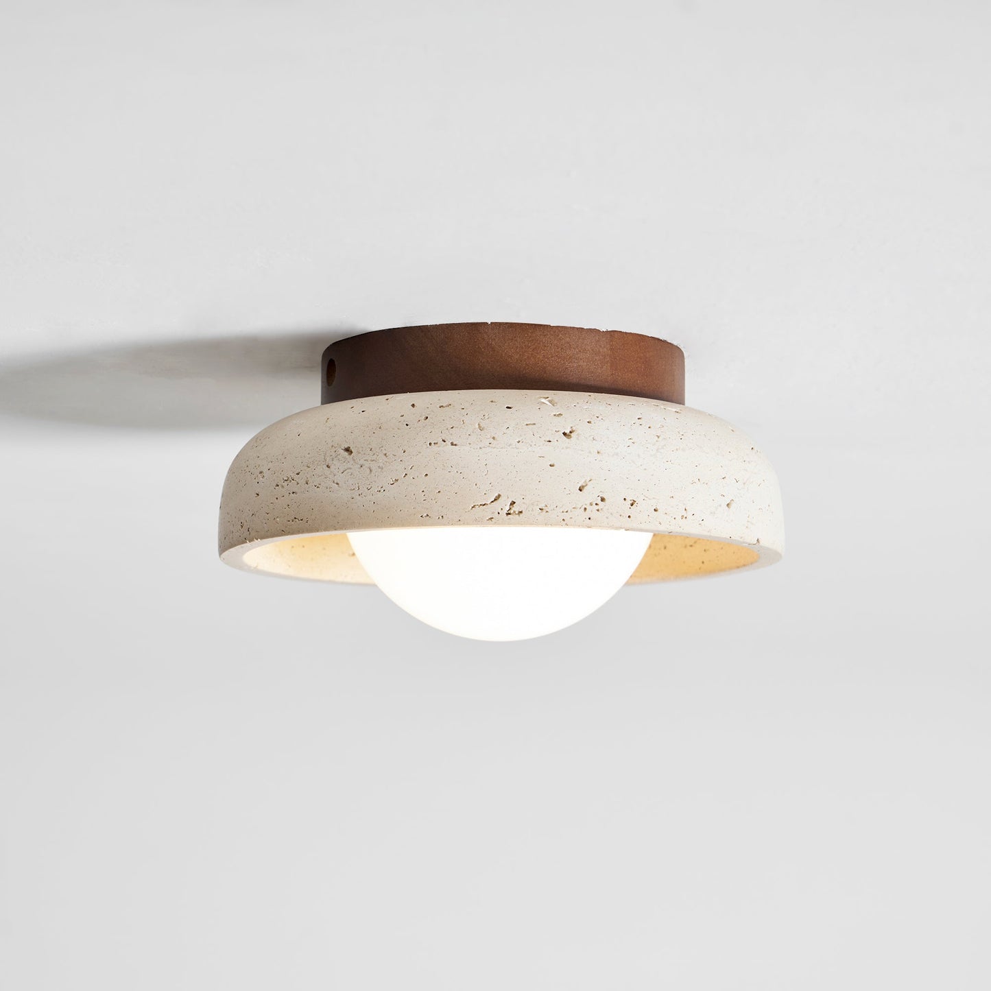 Doven Travertine Ceiling Lamp