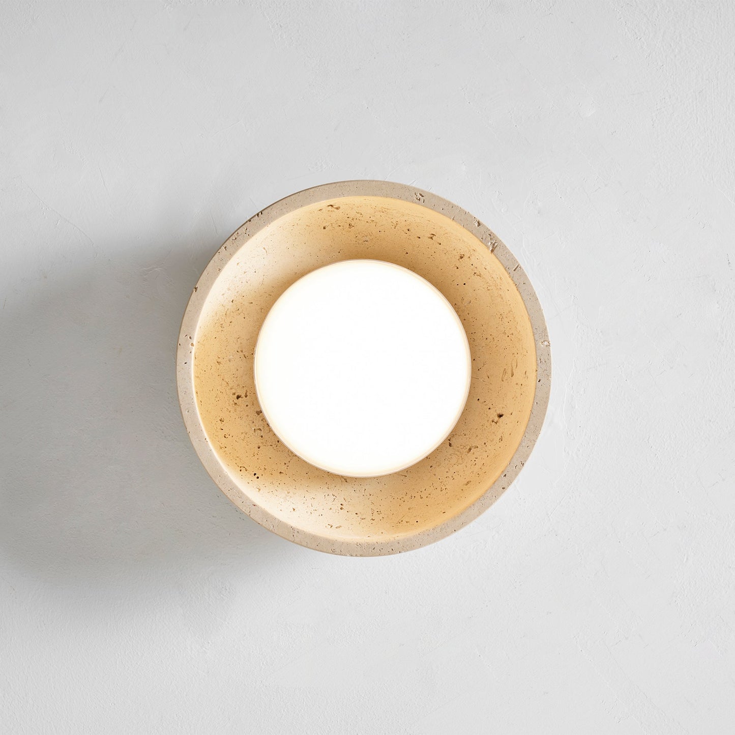 Doven Travertine Ceiling Lamp