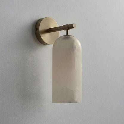 Pillar Alabaster Wall Lamp