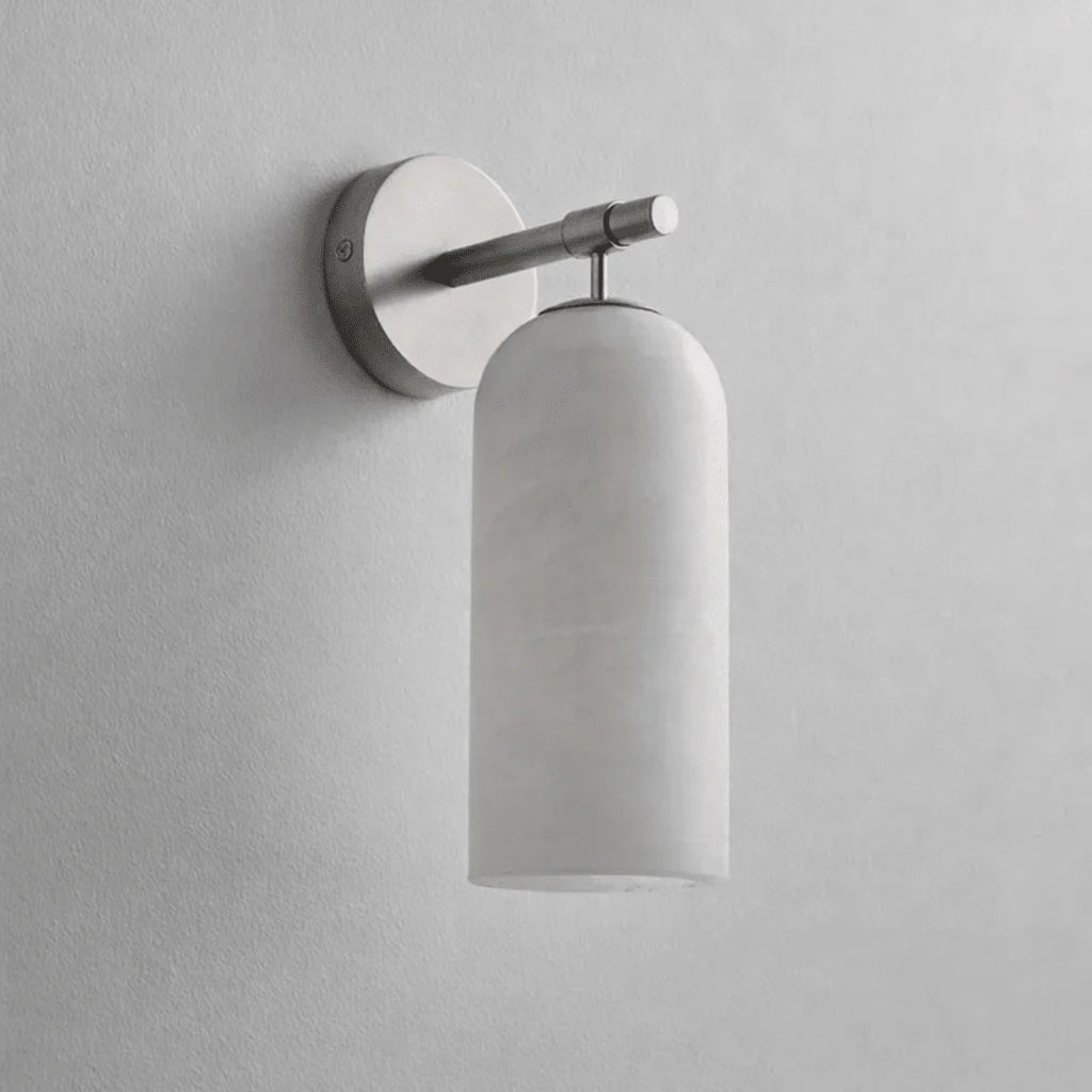 Pillar Alabaster Wall Lamp