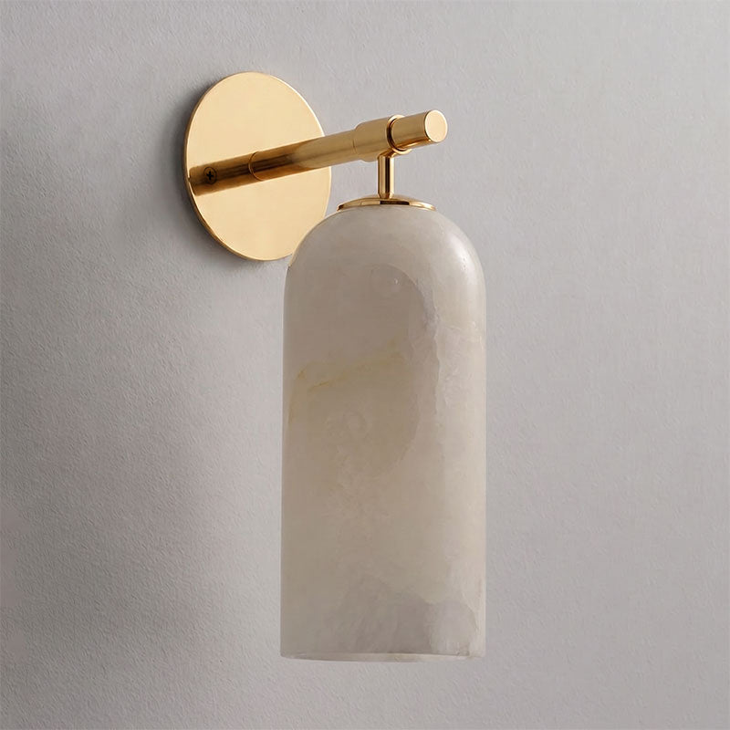 Pillar Alabaster Wall Lamp
