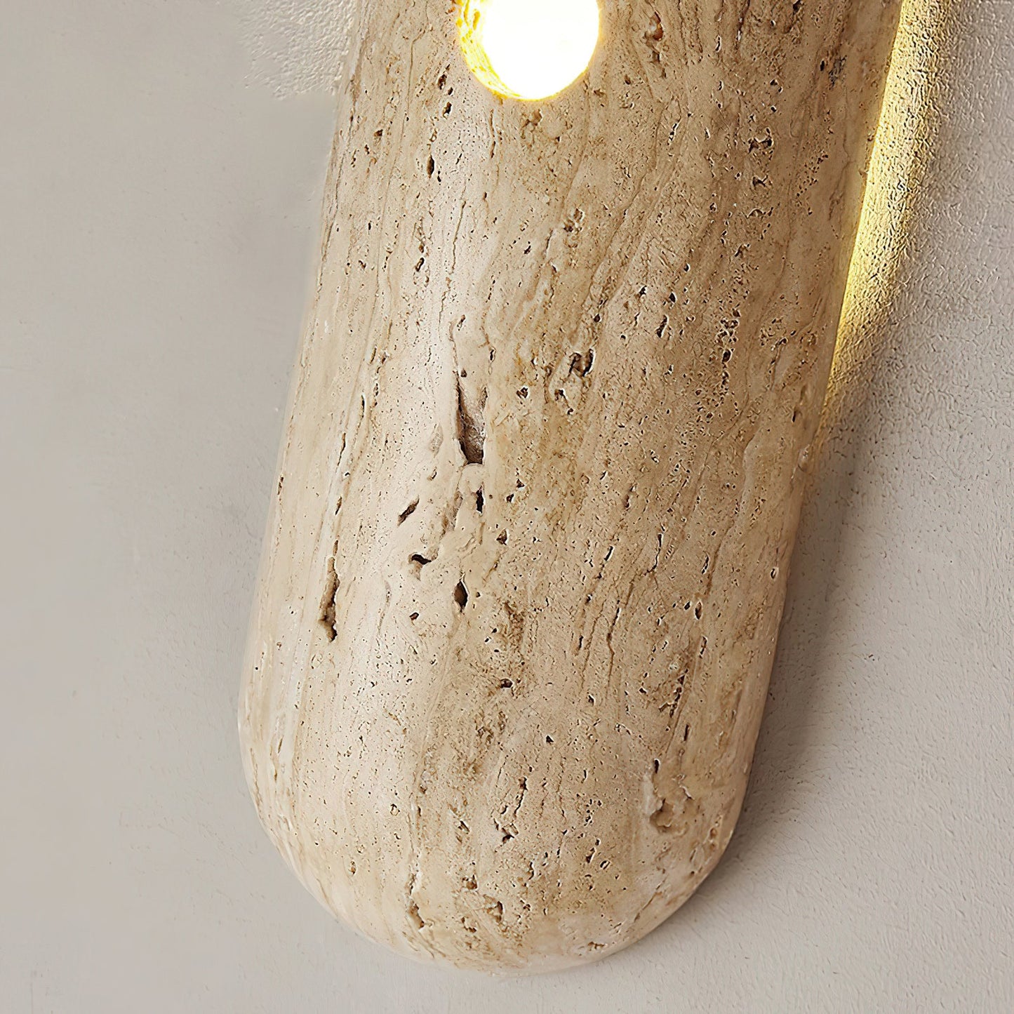 Andex Travertine Wall Lamp