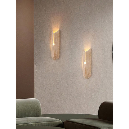 Andex Travertine Wall Lamp