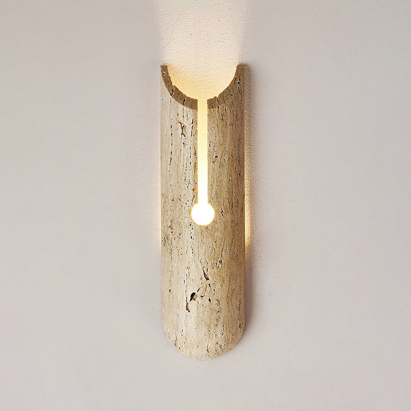 Andex Travertine Wall Lamp