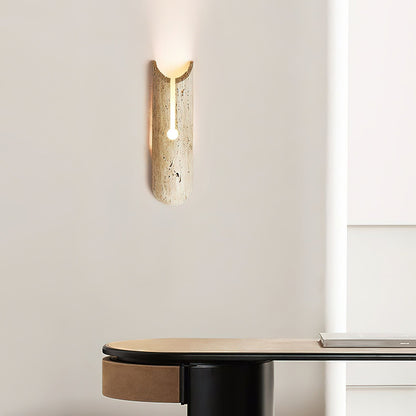 Andex Travertine Wall Lamp