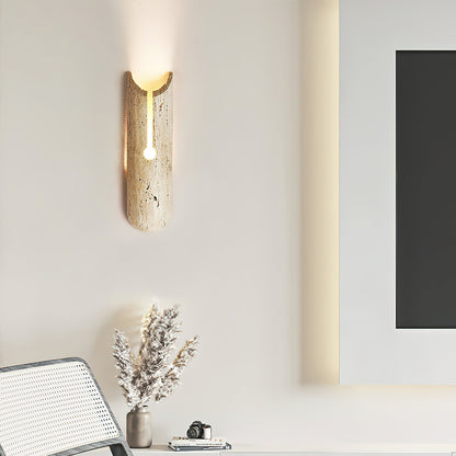 Andex Travertine Wall Lamp