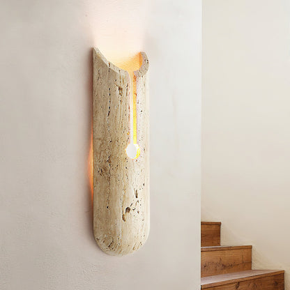 Andex Travertine Wall Lamp