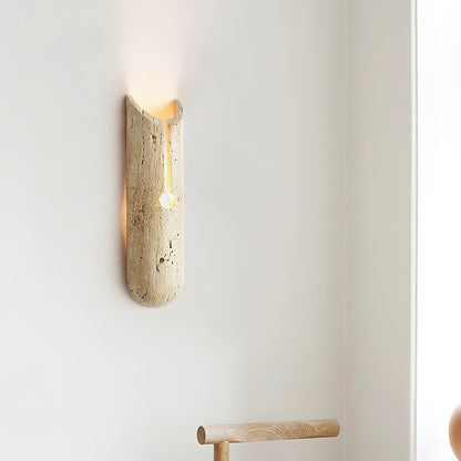 Andex Travertine Wall Lamp