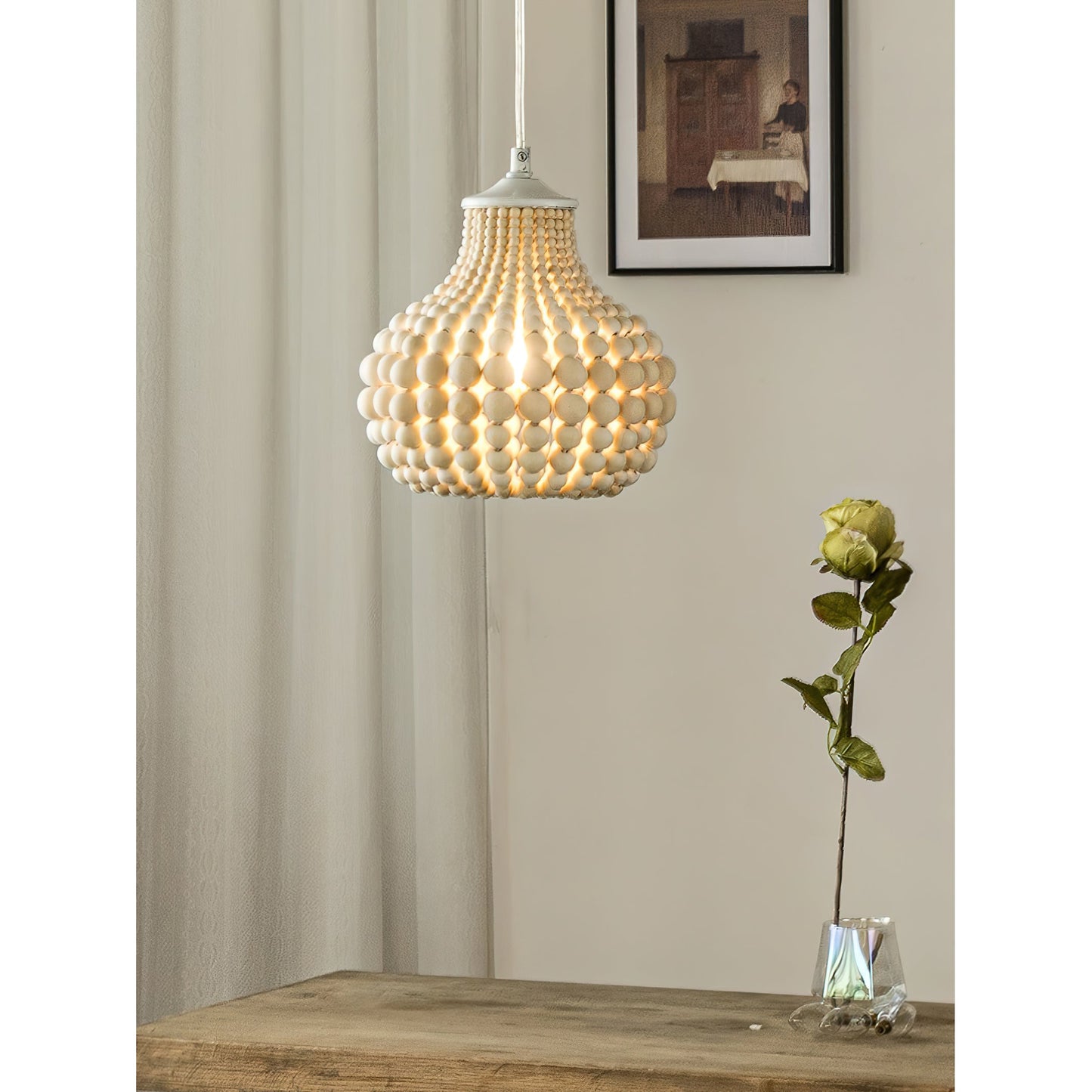 Calance Beaded Pendant Lamp