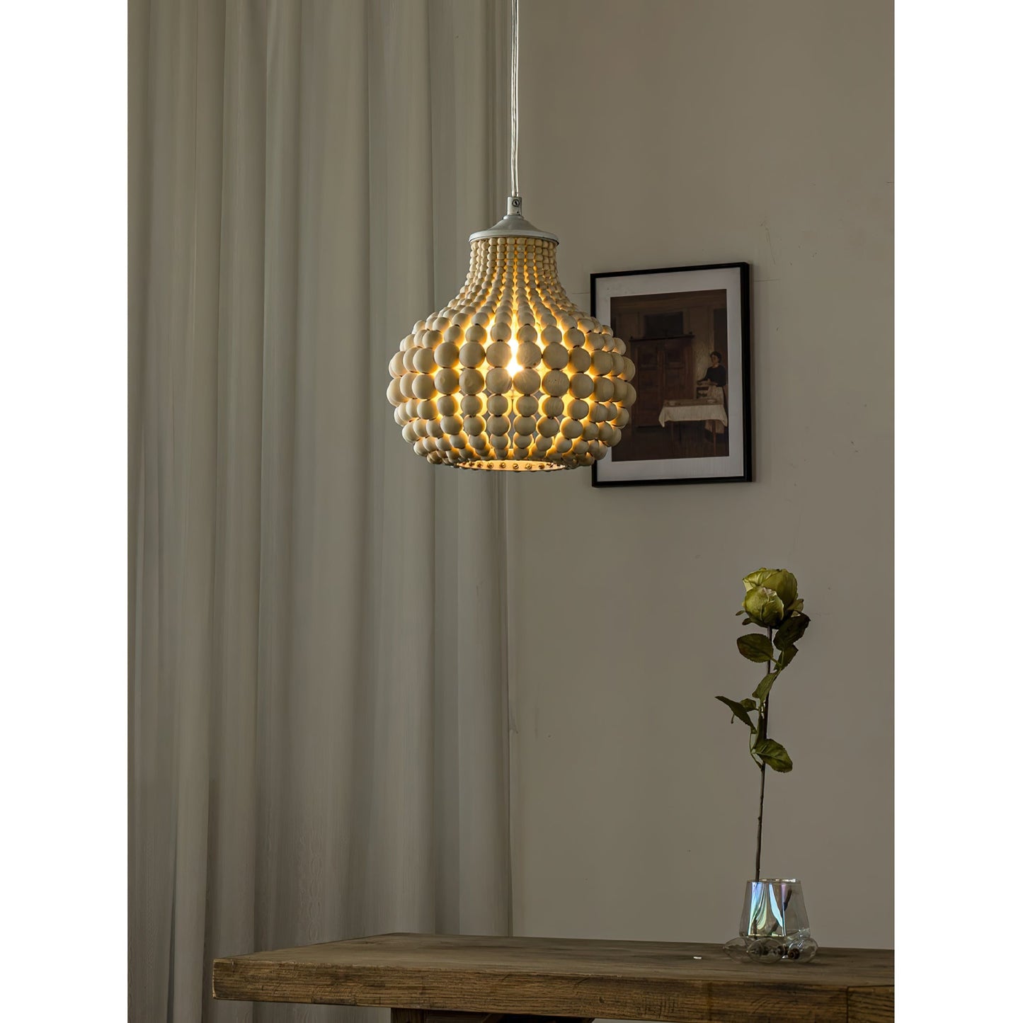 Calance Beaded Pendant Lamp