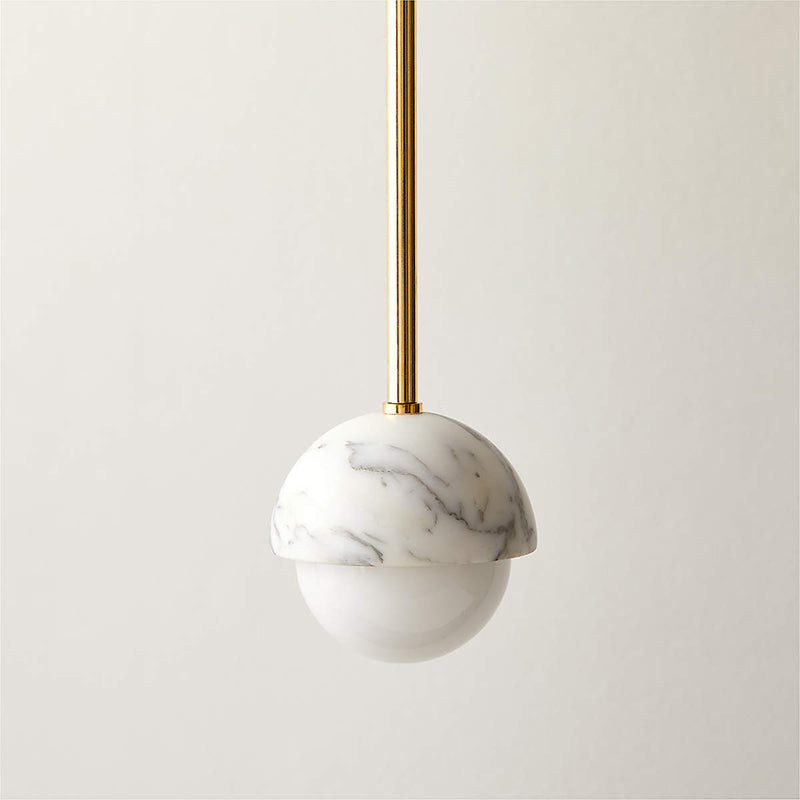 Kirkwall White Marble Pendant Lamp